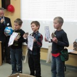 Od lewej: W. Lewandowski, M. Grynia i J. Matuszczak - gr. 0 - III